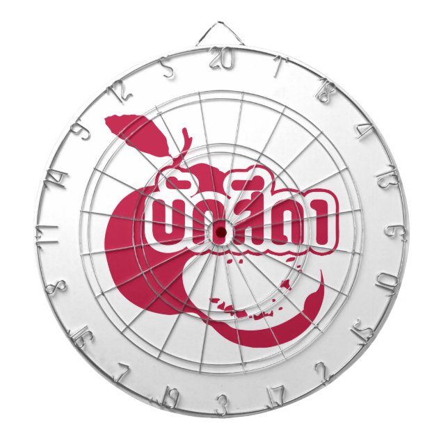 Tablero De Dardos Bak Sida Farang escrito em tailandês Isaan Dialect (Frente)