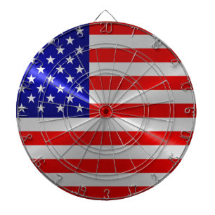 Tablero De Dardos Bandeira Americana