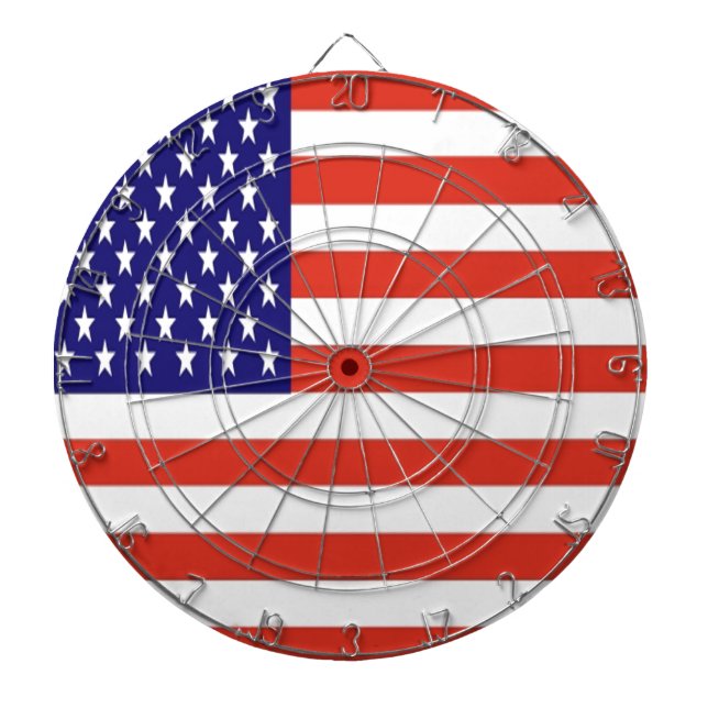Tablero De Dardos Bandeira americana (Frente)
