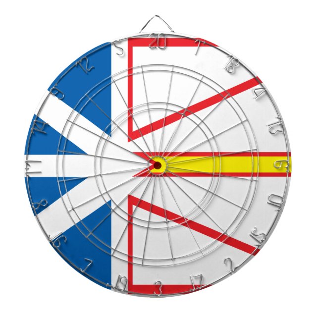 Tablero De Dardos Bandeira da Terra Nova (Frente)