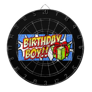 Tablero De Dardos Banner do Birthday Boy