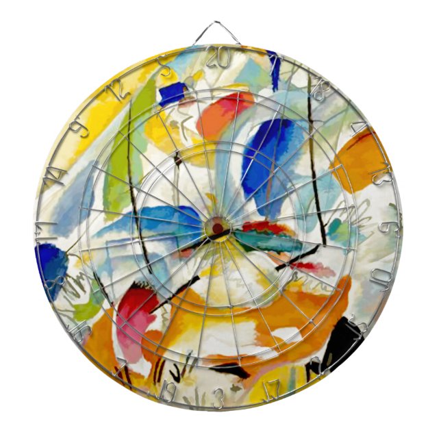 Tablero De Dardos Batalha do Mar de Kandinsky em 1913 (Frente)