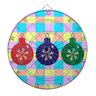 Tablero De Dardos Baubles de Natal