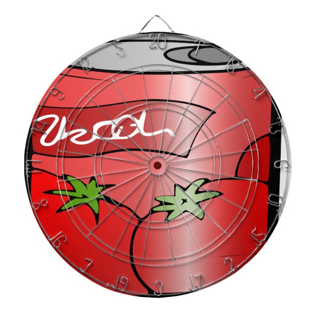 Tablero De Dardos bebida pode beber suco tomate (Frente)