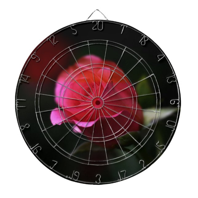 Tablero De Dardos Bela Rosa vermelha (Frente)