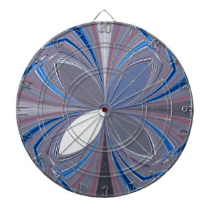 Tablero De Dardos Belo espantoso Borboleta de cores azuis moles Arte