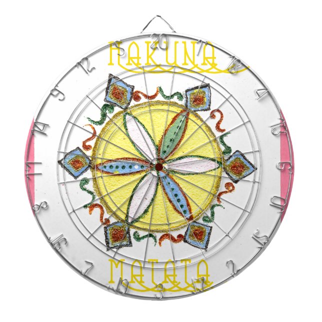 Tablero De Dardos Belo padrão de vetor de estrela inspiracional (Frente)