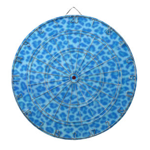 Tablero De Dardos Blue Leopard Skin Dart Board