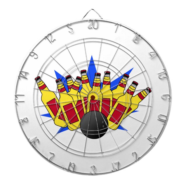 Tablero De Dardos Boliche da cerveja (Frente)