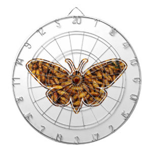 Tablero De Dardos Bombyx Mori Silk Moth Life Cycle Silhoule