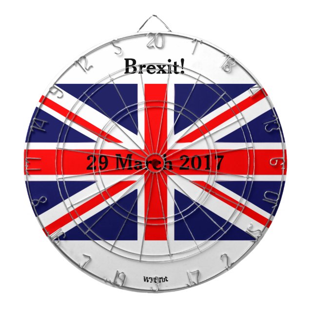 Tablero De Dardos Brexit Ingleses (Frente)