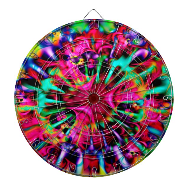 Tablero De Dardos Caleidoscópio Apofise Arte Fractal - I (Frente)