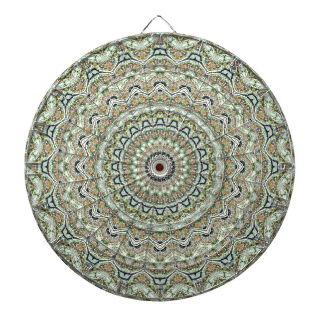 Tablero De Dardos Calidoscópio Verde (Frente)