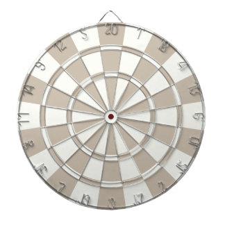 Tablero De Dardos Caqui e Branco