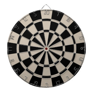 Tablero De Dardos Caqui e Preto