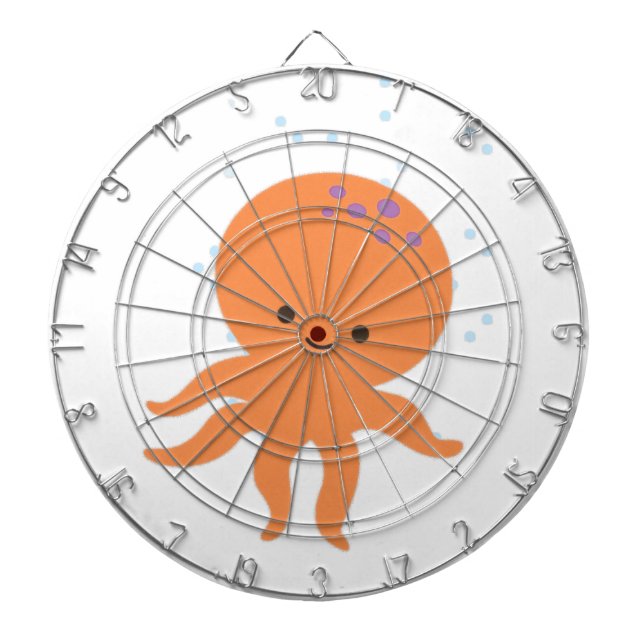 Tablero De Dardos Cartoon de polvo bonito (Frente)