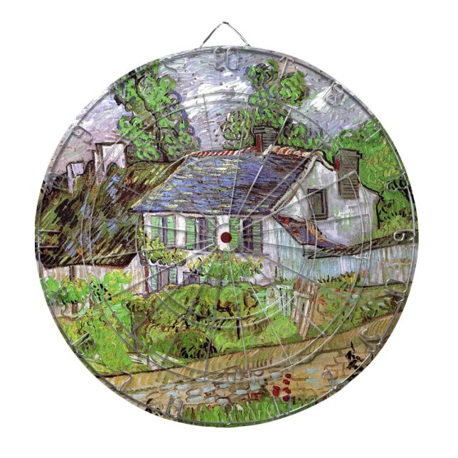 Tablero De Dardos Casa em Auvers,Vincent van Gogh (Frente)