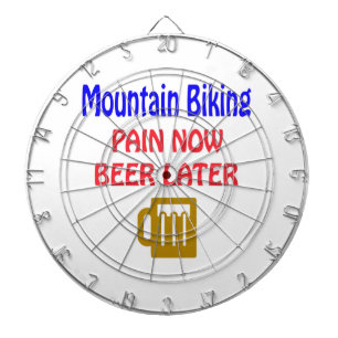 Tablero De Dardos Cerveja Biking da dor da montanha agora mais tarde