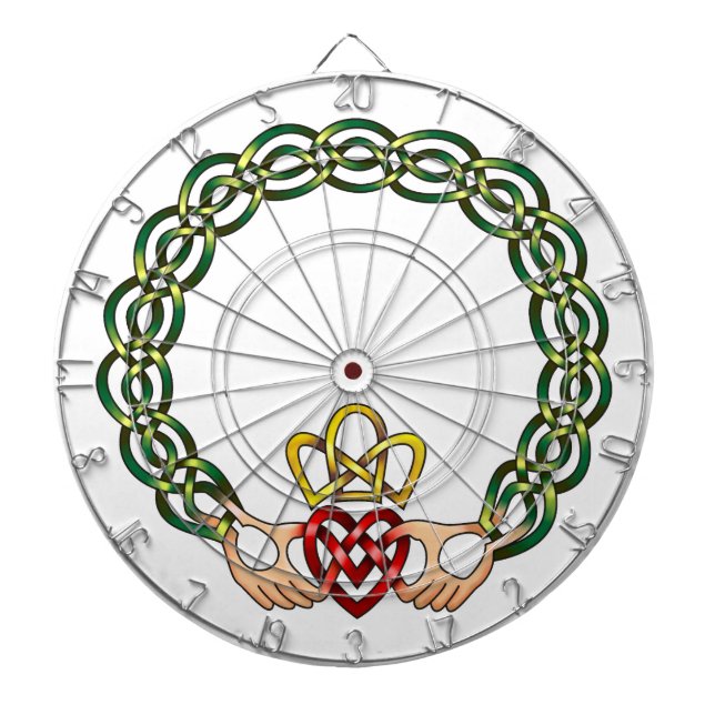 Tablero De Dardos Claddagh (Frente)