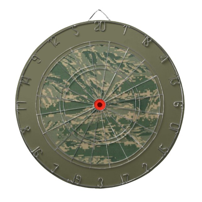 Tablero De Dardos Conselho Militar de dardos da Camuflagem Verde dos (Frente)