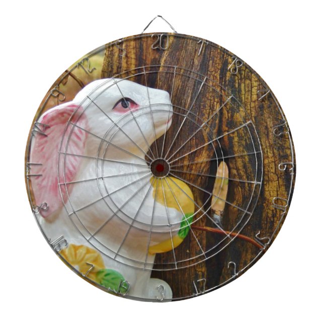 Tablero De Dardos Country Páscoa Bunny (Frente)