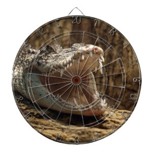 Tablero De Dardos Crocodilo Alligator Réptil Wildlife Dart Board
