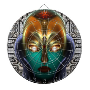 Tablero De Dardos Daria Cyborg Queen Tech