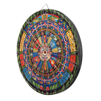 Tablero De Dardos Dartboard asteca do calendário