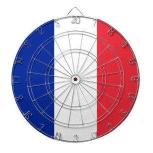 Tablero De Dardos Dartboard com a bandeira de France