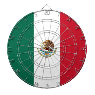 Tablero De Dardos Dartboard com a bandeira de México