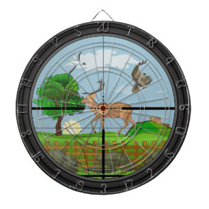Tablero De Dardos Dartboard da caça do espaço do rifle