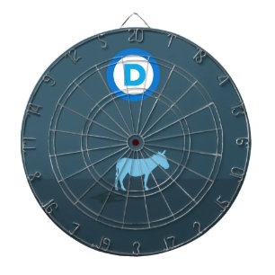 Tablero De Dardos Dartboard Democrat Metal Cage
