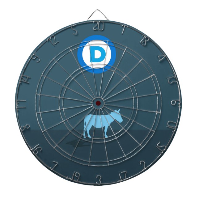 Tablero De Dardos Dartboard Democrat Metal Cage (Frente)