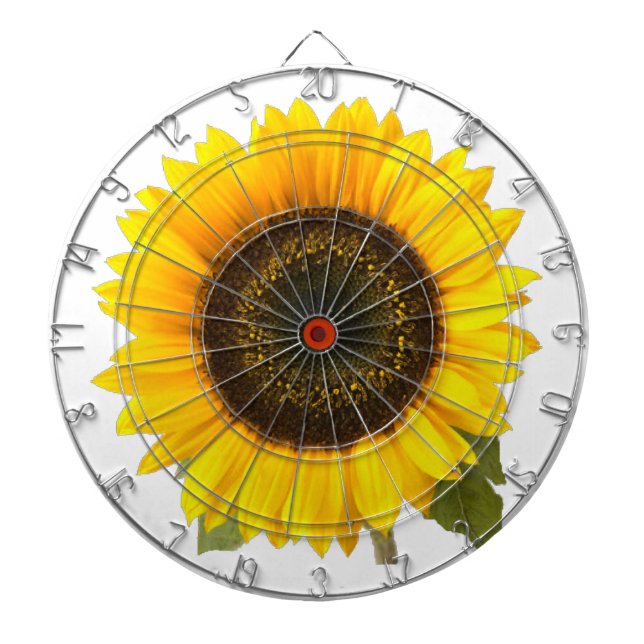 Tablero De Dardos Dartboard do girassol (Frente)