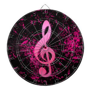 Tablero De Dardos Dartboard do símbolo da nota da música