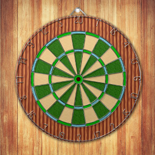 Tablero De Dardos Dartboard do tema do campo de golfe