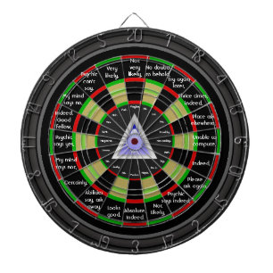 Tablero De Dardos Dartboard mágico do responsável pelas decisões