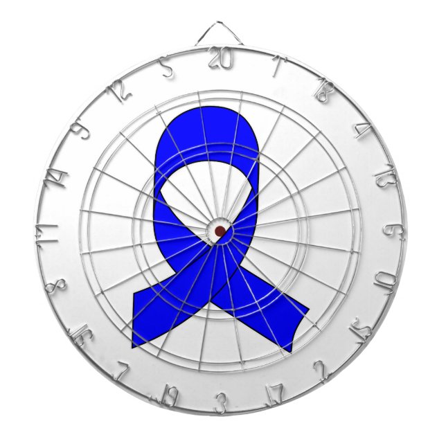Tablero De Dardos Desenho da Faixa Azul (Frente)