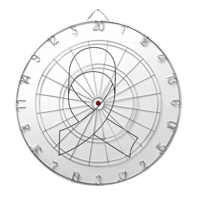 Tablero De Dardos Desenho de Fita Branca (Frente)