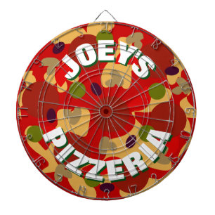 Tablero De Dardos Design feito sob encomenda do dartboard da pizza