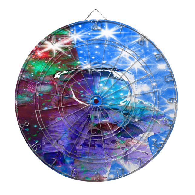 Tablero De Dardos Dimensões do astronauta (Frente)