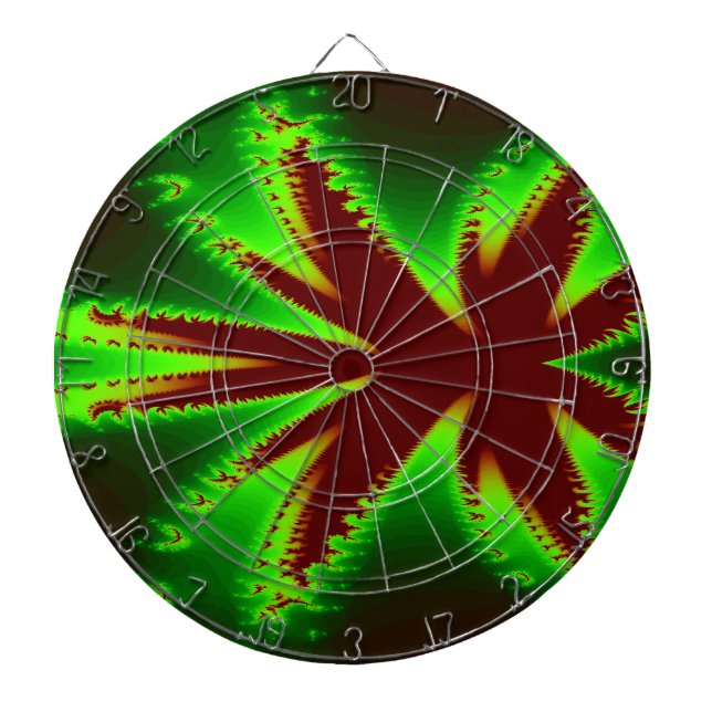 Tablero De Dardos Dragonfly no Fractal Dart Board (Frente)