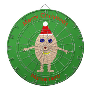 Tablero De Dardos Engraçada prancha de ovos de Natal