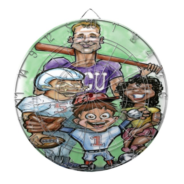 Tablero De Dardos Esporte para jovens (Frente)