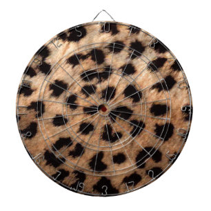 Tablero De Dardos Estampa de Animal Guepardo Leopardo Feminino Moder