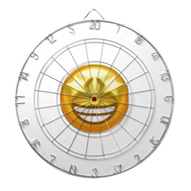 Tablero De Dardos estrela de olhos emoji (Frente)