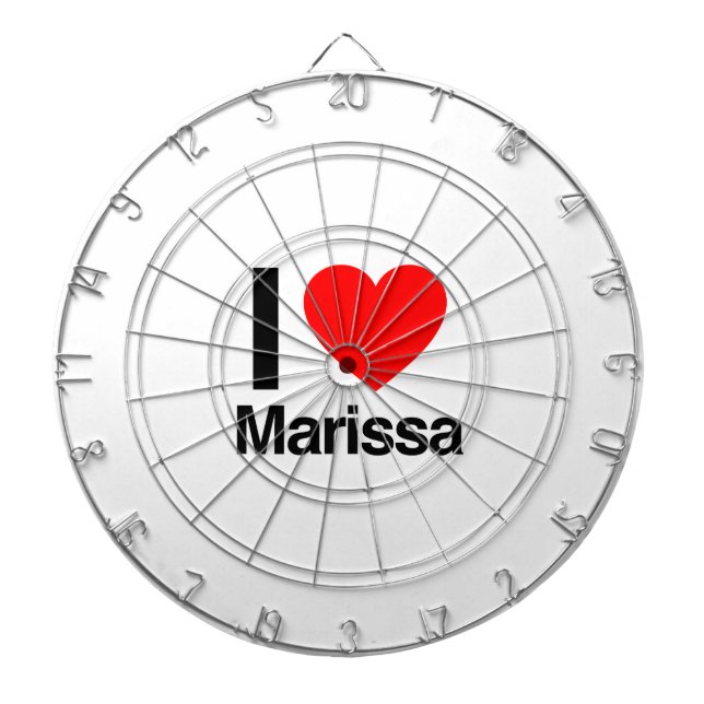 Tablero De Dardos Eu amo marissa (Frente)