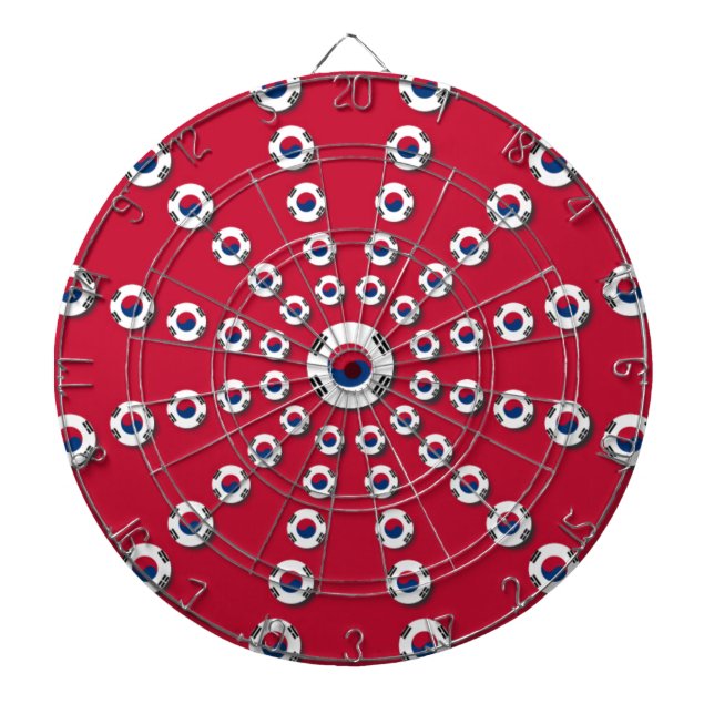 Tablero De Dardos Eu amo Vermelho (Frente)