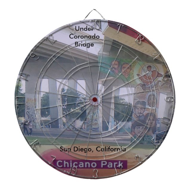 Tablero De Dardos Faça seu próprio conselho de dardo (Frente)