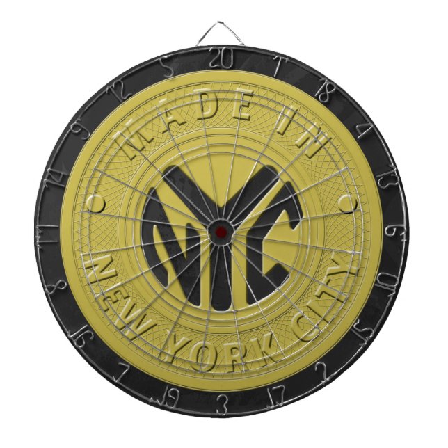 Tablero De Dardos Feito em Nova Iorque (Frente)